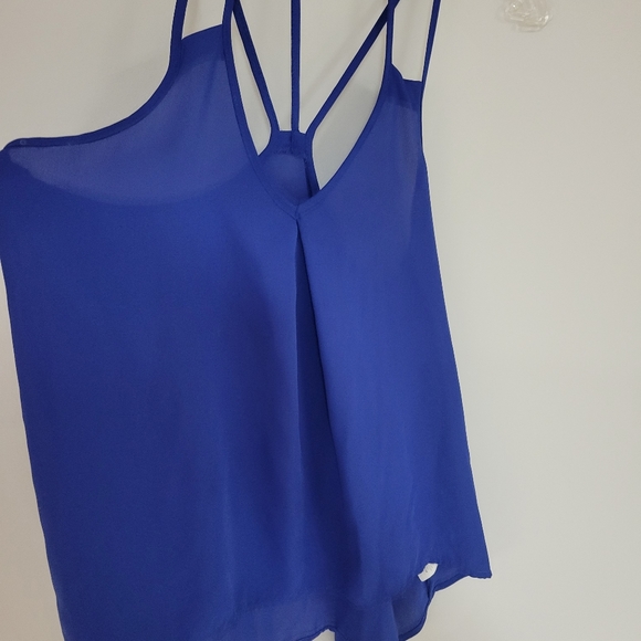 Gilbert Royal Blue Tank Top Blouse - Picture 3 of 6